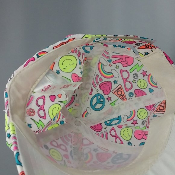 Justice Multi Neon/White Baseball Cap - Picture 11 of 12